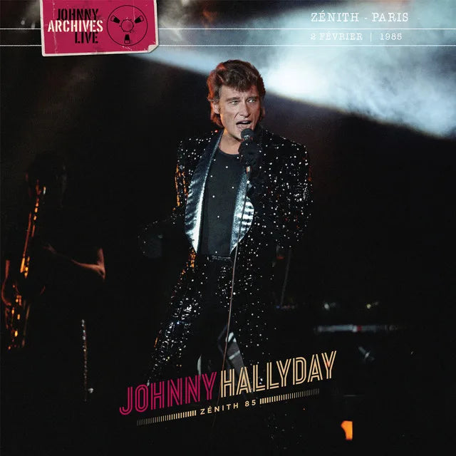 Music print | Johnny Hallyday - Zénith 1985 (La dernière - Live / 2 février 1985) poster connecté